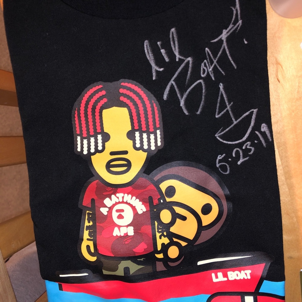 BAPE Baby Milo X Lil Yachty SIGNED Tee